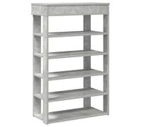 (concrete grey, 60 cm) vidaXL Shoe Rack Shoe Cabinet Holder Hall Shoe Storage Shelf Engineered Wood