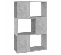 (concrete grey, 60 x 24 x 94 cm) vidaXL Book Cabinet Room Divider Engineered Wood Privacy Screen
