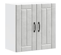 (concrete grey, 60 x 31 x 60 cm) vidaXL Oven Cabinets Kitchen Cabinet Oven Unit 2 pcs Kalmar Engineered Wood