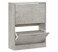 New Wood Shoe Cabinet 2Drawer Storage Cupboard Rack Shelf Multi Colours/Sizes vi