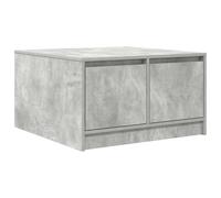 (concrete grey, 70.5 x 70 x 40 cm) vidaXL Coffee Table with Drawers Black Oak 100x100x40 cm centre table
