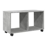 vidaXL Rolling Cabinet Concrete Grey 72x33x42.5 cm Engineered Wood