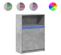 Sideboard with LED Lights Home Display Cupboard Cabinet with RGB LED lights