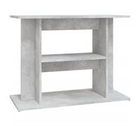 vidaXL Aquarium Stand Concrete Grey 80x35x60 cm Engineered Wood