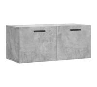(concrete grey, 80 x 36.5 x 35 cm) vidaXL Wall Cabinet Storage Cabinet Display Cabinet White Engineered Wood