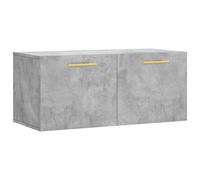 vidaXL Wall Cabinet Concrete Grey 80X36.5X35 Cm Engineered Wood, Grey