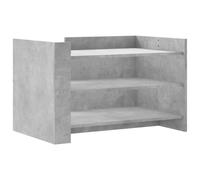 vidaXL Coffee Table Concrete Grey 80x50x50 cm Engineered Wood, Grey