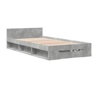 (concrete grey, 90 x 190 cm) vidaXL Bed Frame with Drawers Bed Base Smoked Oak 200x200 cm Engineered Wood