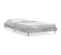 (concrete grey, 90 x 200 cm) vidaXL Bed Frame Bedroom Platform Bed Frame Bedstead Bed Base Engineered Wood