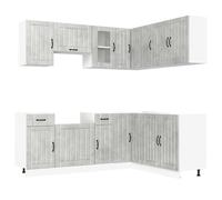 11 Piece Kitchen Cabinet Set Kalmar Engineered Wood