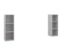 (concrete grey) vidaXL 2x TV Cabinets Chipboard Room TV Stand Unit Multi Colours Multi Sizes