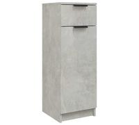 Vidaxl Bathroom Cabinet Concrete Grey 32X34X90 Cm Engineered Wood, Grey