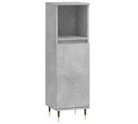 (concrete grey) vidaXL Bathroom Cabinet Vanity Unit Highboard Cupboard White Engineered Wood