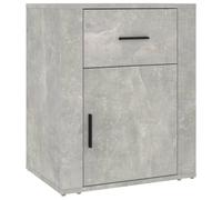 Vidaxl Bedside Cabinet Concrete Grey 50X36X60 Cm Engineered Wood