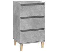 (concrete grey) vidaXL Bedside Cabinet Engineered Wood End Table Nightstand Multi Colours