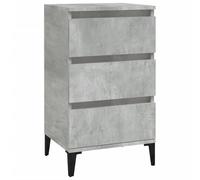 vidaXL Bedside Cabinet Concrete Grey 40x35x70 cm Engineered Wood