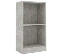 vidaXL Bookshelf Concrete Grey 40x24x75 cm Engineered Wood