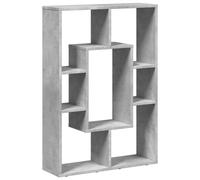 (concrete grey) vidaXL Bookcase Bookshelf Rack Storage Cabinet Engineered Wood
