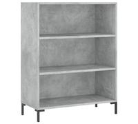 (concrete grey) vidaXL Bookcase Display Cabinet Sideboard Bookshelf Brown Oak Engineered Wood