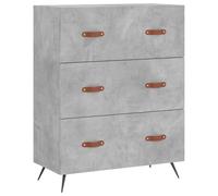 (concrete grey) vidaXL Chest of Drawers File Cabinet Sideboard Office Cabinet Engineered Wood