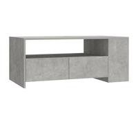 Vidaxl Coffee Table Concrete Grey 102X55X42 Cm Engineered Wood