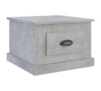 Vidaxl Coffee Table Concrete Grey 50X50X35 Cm Engineered Wood