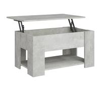 (concrete grey) vidaXL Coffee Table Engineered Wood Couch Centre Accent Table Multi Colours