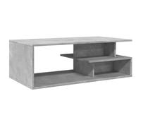 vidaXL Coffee Table, Centre End Table for Living Room Hallway, Accent Console Sofa Table for Decorative, Modern Style, Concrete Grey Engineered Wood