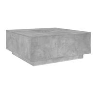 Coffee table Concrete grey 100x100x40 cm Engineered wood Modern Square Sturdy