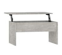 Vidaxl Coffee Table Concrete Grey 80X50.5X41.5 Cm Engineered Wood, Grey