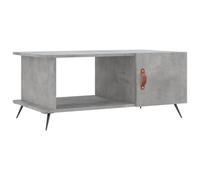 (concrete grey) vidaXL Coffee Table Side Table End Table High Gloss White Engineered Wood