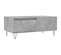(concrete grey) vidaXL Coffee Table Side Table Sofa Couch Table Brown Oak Engineered Wood