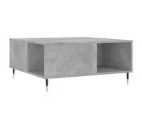 (concrete grey) vidaXL Coffee Table Side Table Sofa Couch Table Smoked Oak Engineered Wood