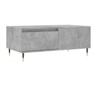 (concrete grey) vidaXL Coffee Table Side Table Sofa Couch Table Smoked Oak Engineered Wood