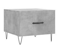 vidaXL Coffee Table Concrete Grey 50x50x40 cm Engineered Wood NEW