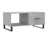 (concrete grey) vidaXL Coffee Table Side Table Sofa End Table High Gloss White Engineered Wood