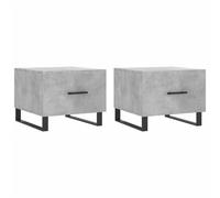 (concrete grey) vidaXL Coffee Table Side Table Sofa Table Telephone Table Engineered Wood