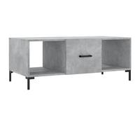(concrete grey) vidaXL Coffee Table Side Table Sofa Table with Storage White Engineered Wood