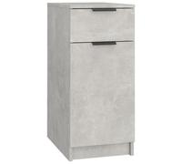 vidaXL Desk Cabinet Concrete Grey 33.5x50x75 cm Engineered Wood