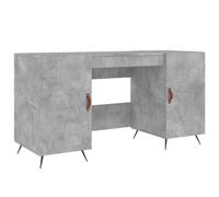 (concrete grey) vidaXL Desk Computer Desk Writing Table Office Table Work Desk Engineered Wood