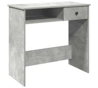 vidaXL Desk Concrete Grey 80x40x75 cm Engineered Wood