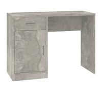(Concrete grey) vidaXL Desk with Drawer and Cabinet 100x40x73cm PC Writing Table Multi Colours