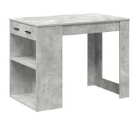 Desk with Drawer and Shelf Writing Table Study Desk Engineered Wood vidaXL