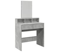 (concrete grey) vidaXL Dressing Table with Mirror Cosmetic Table Vanity Desk Makeup Table