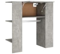 Vidaxl Hallway Cabinet Concrete Grey 97.5X37X99 Cm Engineered Wood, Grey