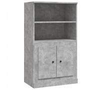 (concrete grey) vidaXL Highboard High Sideboard Side Cabinet Storgae Cupboard Engineered Wood