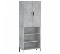 (concrete grey) vidaXL Highboard Sideboard Cabinet Storage Cabinet Cupboard Engineered Wood