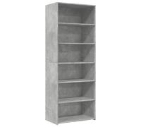 (concrete grey) vidaXL Highboard Sideboard Cabinet Storage Cupboard Black Engineered Wood