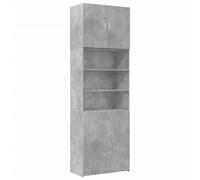 (concrete grey) vidaXL Highboard Sideboard Cabinet Storage Cupboard Sonoma Oak Engineered Wood