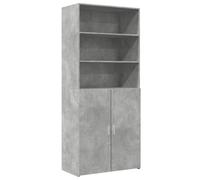 Vidaxl Highboard Concrete Grey 80X42.5X185 Cm Engineered Wood